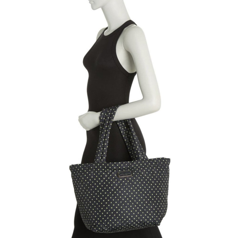 NWT Marc Jacobs Peridot Dots Quilted Medium Tote H009M10SP22-328 $275 - Picture 2 of 9